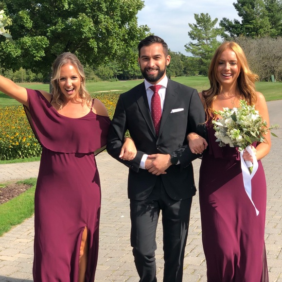 Show Me Your Mumu Caitlin dress in merlot - Picture 13 of 14